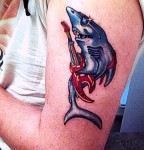 Cuda's Shark Tattoo