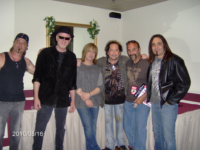 Mike with the band in Mansville NJ 5/15/2010